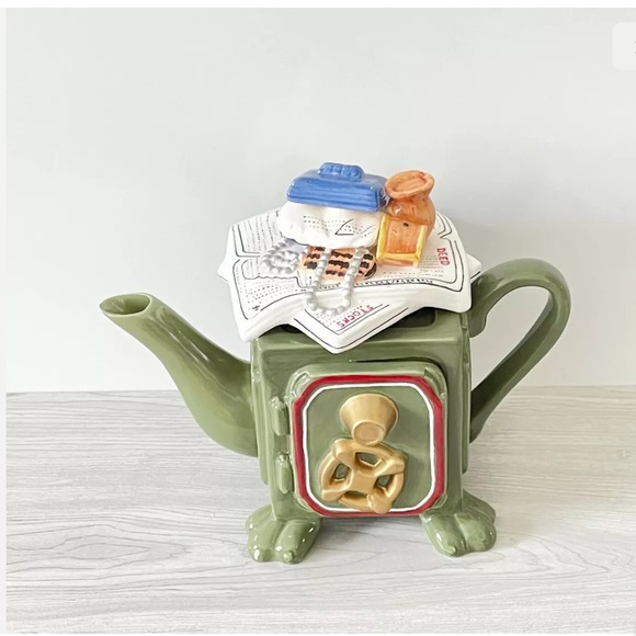 Seymour Mann Safe Teapot Whimsical Banking Lid - Picture 2 of 9